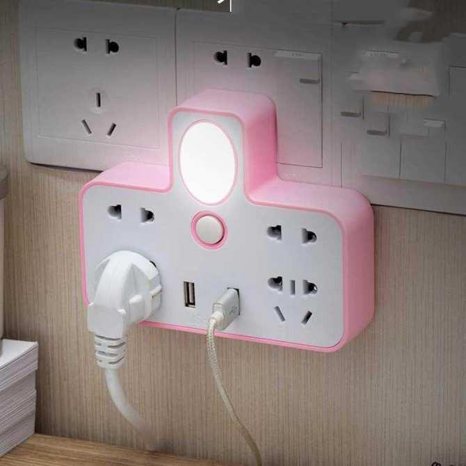 Ổ điện kiêm đèn ngủ