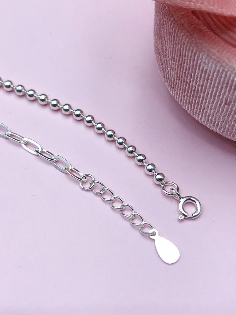 Vòng Tay, Lắc Tay Lá Đính Đá Bạc Hiểu Minh LTU584