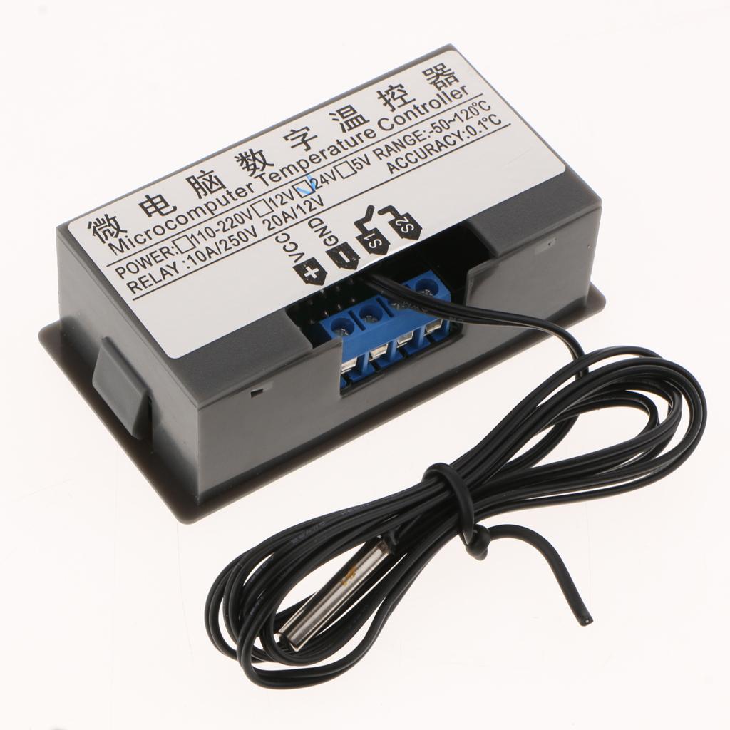 W3230 -50~120°C Mini Temperature Sensor Controller Regulator Switch 24V