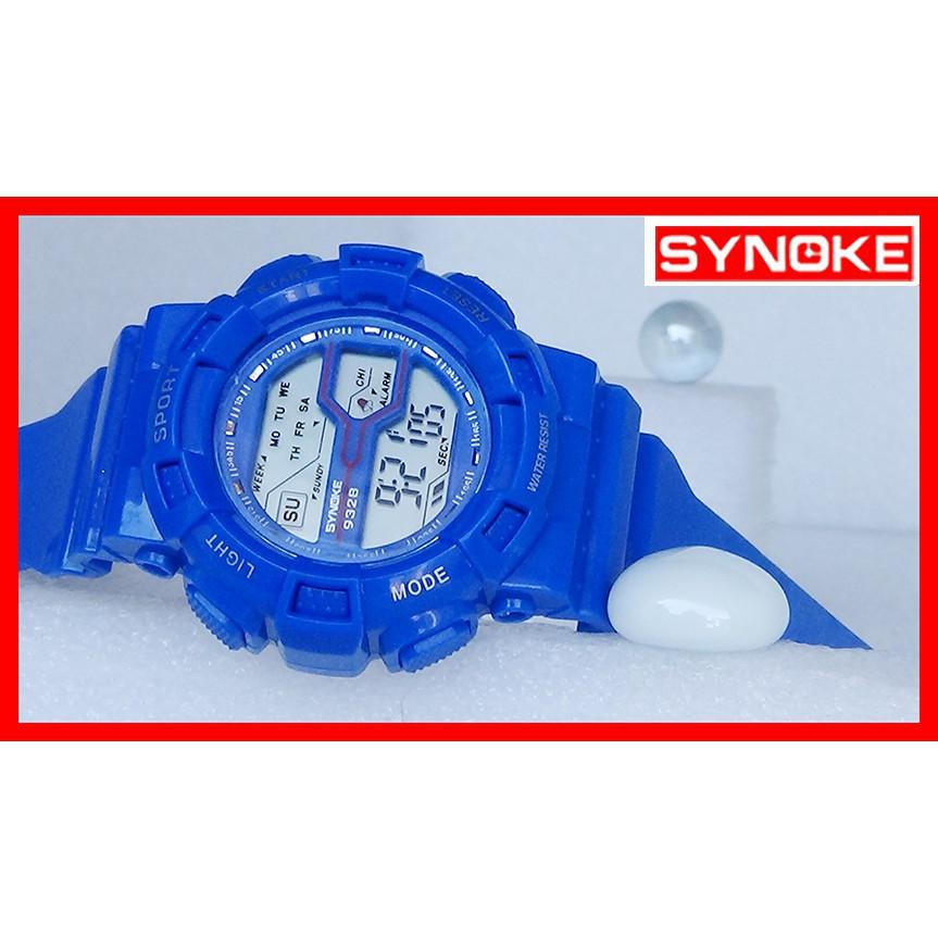 ĐỒNG HỒ TRẺ EM BÉ TRAI, BÉ GÁI SYNOKE 9328 DÂY SILICON CHỐNG NƯỚC (XANH) K