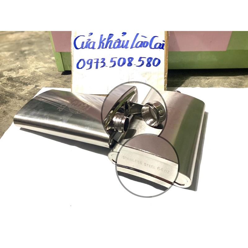 Bình tông 2 lít inox 304 mã 64Oz hàng dày 0,6mm nặng 6lạng