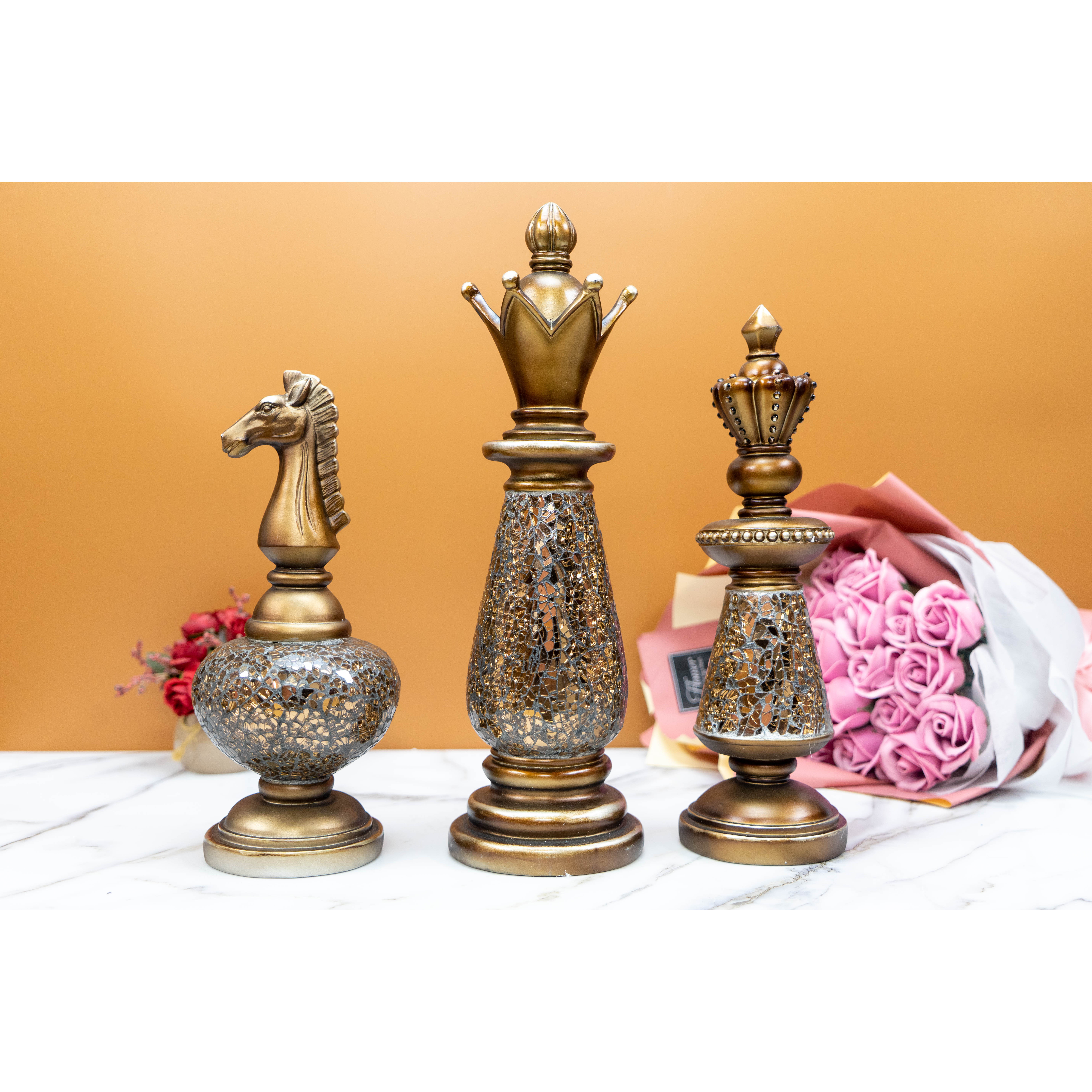 Set tượng decor trang trí cờ vua