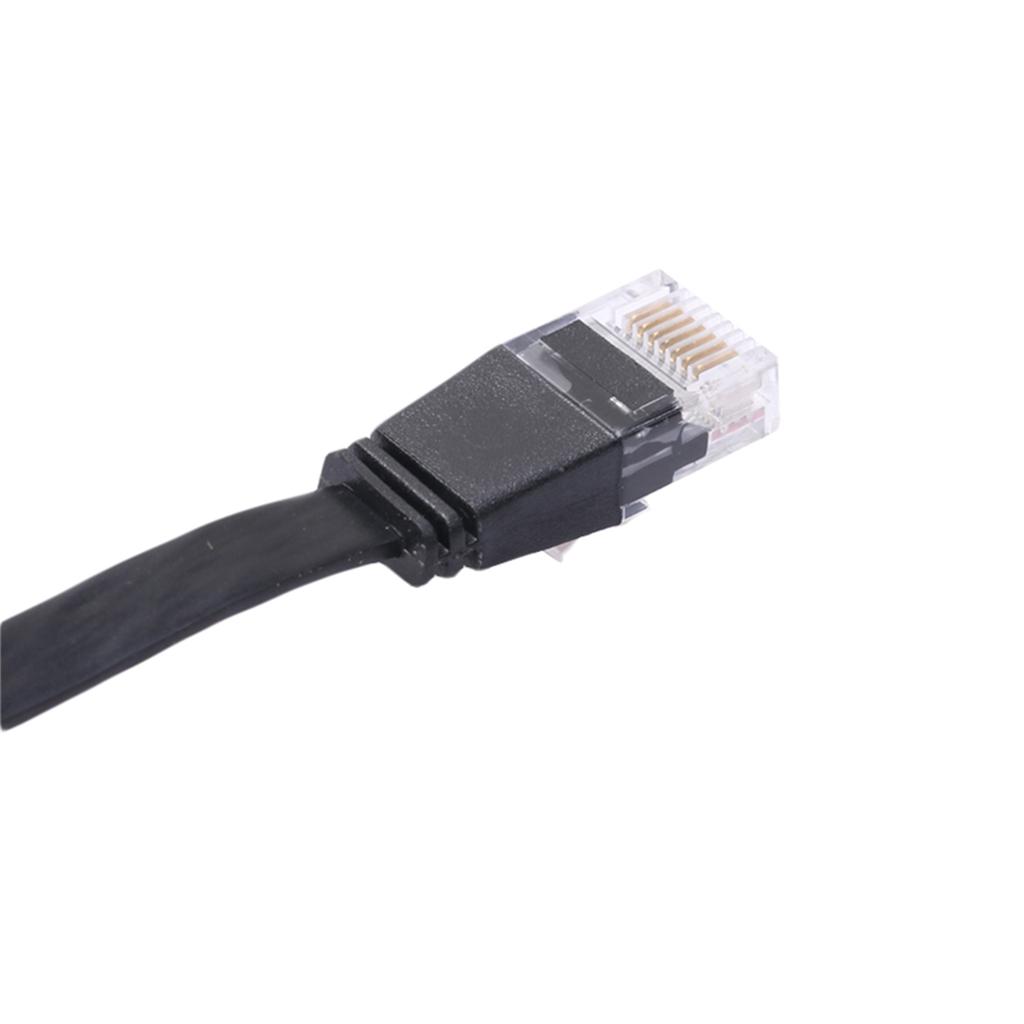 Ultra Flat CAT6 RJ45 Patch Ethernet LAN Lead Network Retractable Cable