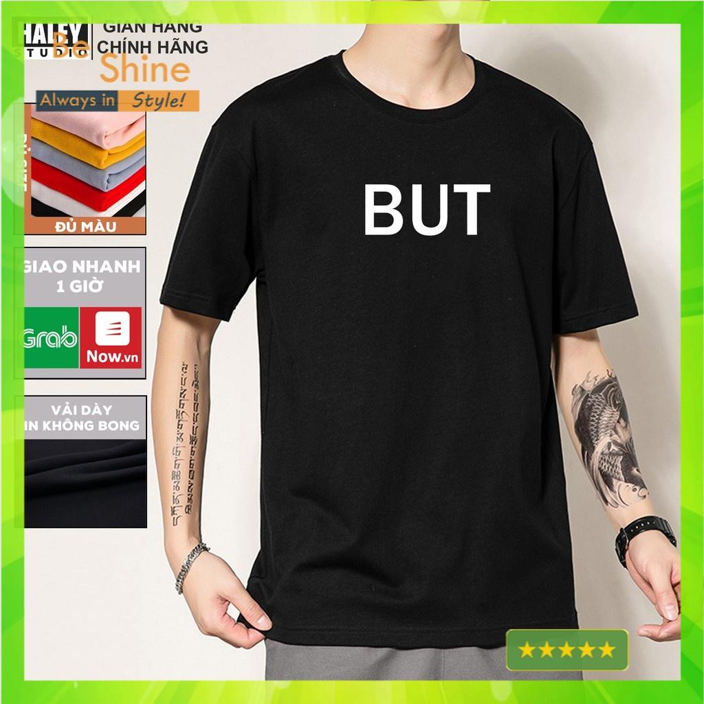 Áo Thun Unisex Form Rộng Nam Nữ BUT DCT phong cách Hàn Quốc TN102 Haley - Beshine Store