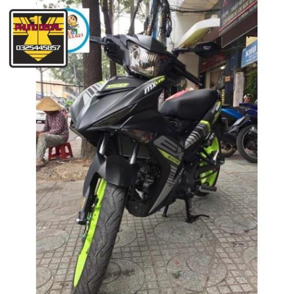 Tem rời ex 150 đen xanh