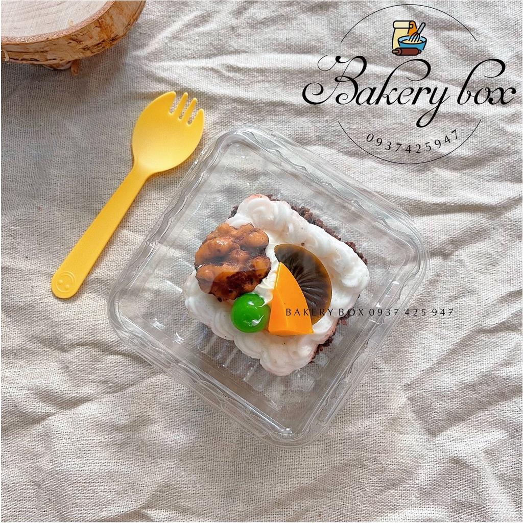 100 Hộp H127 Đựng Bánh Trung Thu 200g - Bông Lan Trứng Muối - Tiramisu - Donut