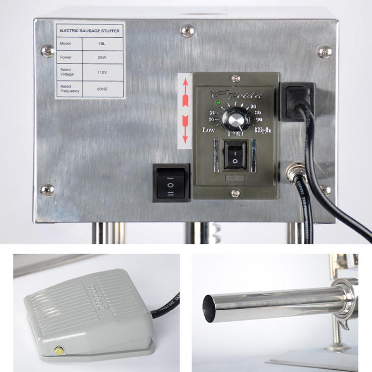 Máy Đùn Lạp Xưởng Tự Động 10 Lít