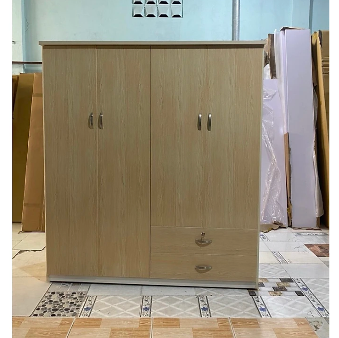 Tủ quần áo nhựa 4 cánh ĐV Tundo 164 x 185 x 47 cm nhiều màu lựa chọn