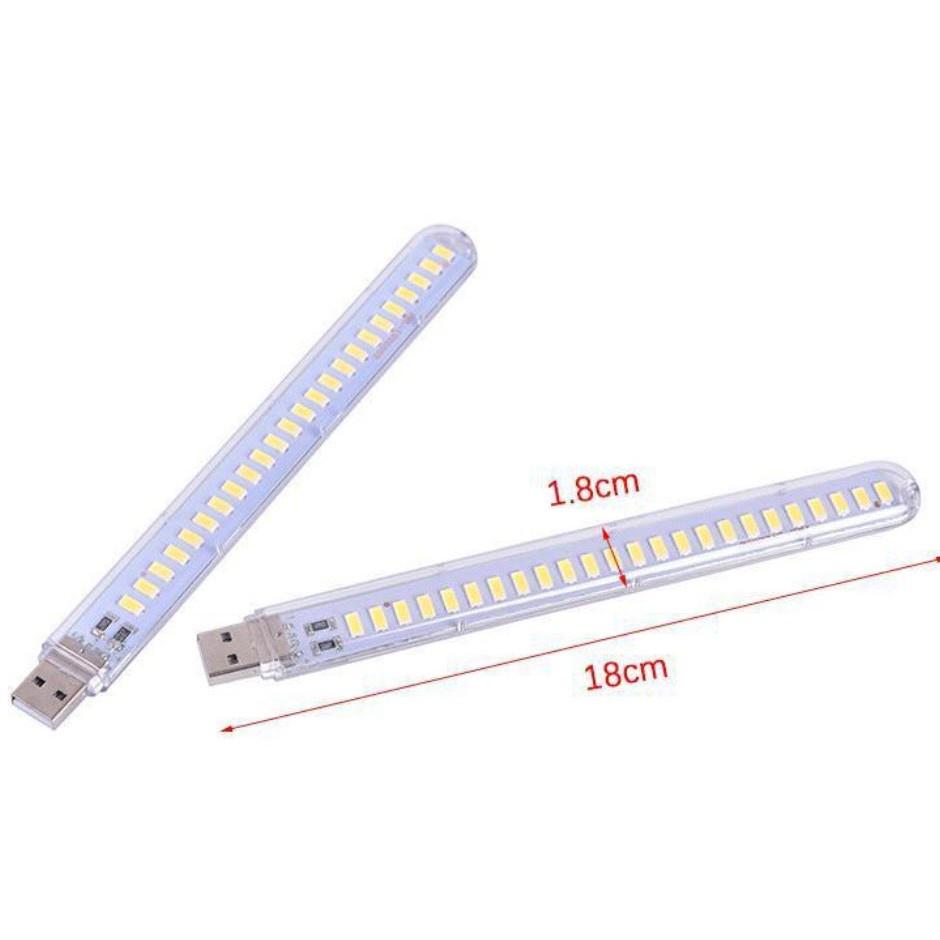 Thanh Đèn Led 24 Bóng Cắm Cổng Usb 18cm
