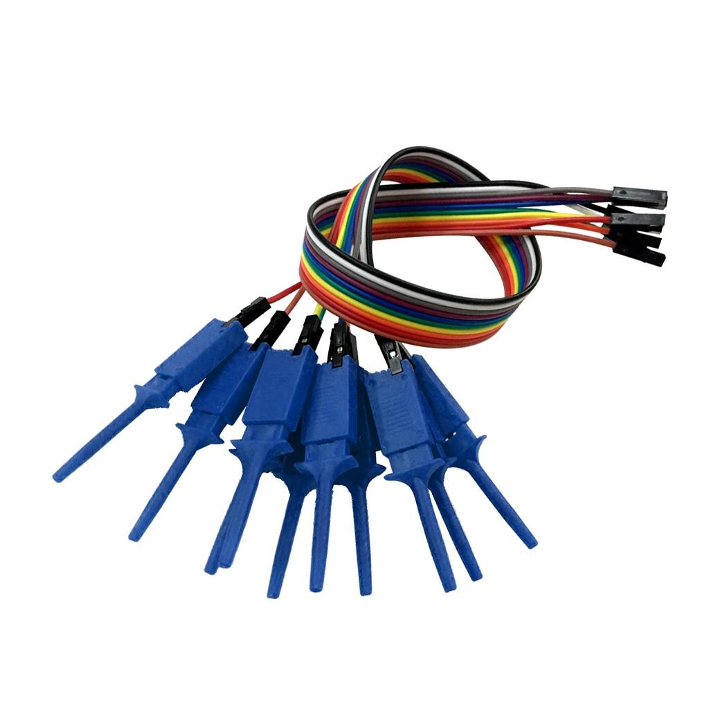10 Pieces Logic Analyzer Cable Probe Test Hook Clip Line