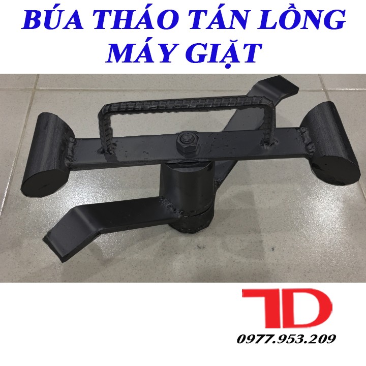 Búa Tháo Tán Lồng Máy Giặt 36 - 38, Bộ Van Tháo Ốc Máy Giặt 36 - 38 - Màu Đen