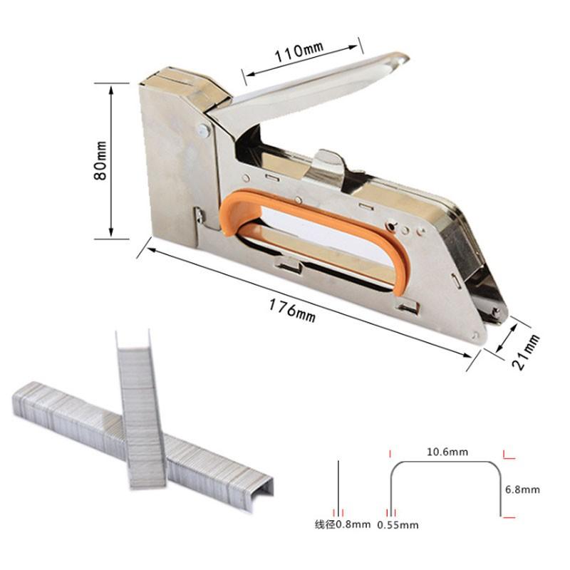 Máy Bắn Ghim có Hướng dẫn Sử dụng Nail Stapler U Nail Staple 1008F