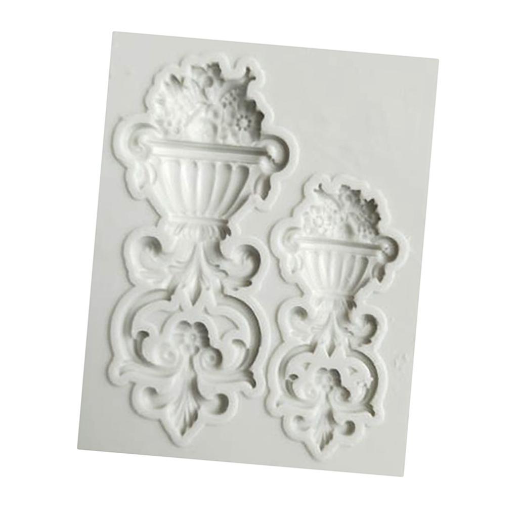 DIY Sugar Craft Cake Vintage Relief 3D Fondant Silicone Mold For Sugarcraft, Cake Decoration, Cupcake Topper, Polymer Clay, Baking Mold, Craft DIY