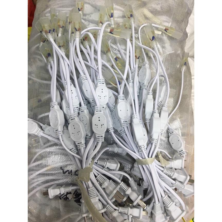 Led cuộn 2835 trắng/vàng/dương/lá/hồng/đỏ điện 220V cuộn 100M sử dụng ngoài trời, trang trí quán cà phê
