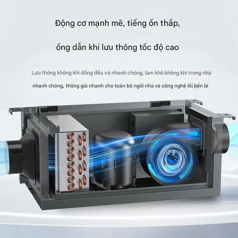 Máy cấp khí tươi Tech Air lưu lượng 350m3/h 4 cấp lọc PM2.5, Hepa công nghệ Nhật Bản - Hàng chính hãng