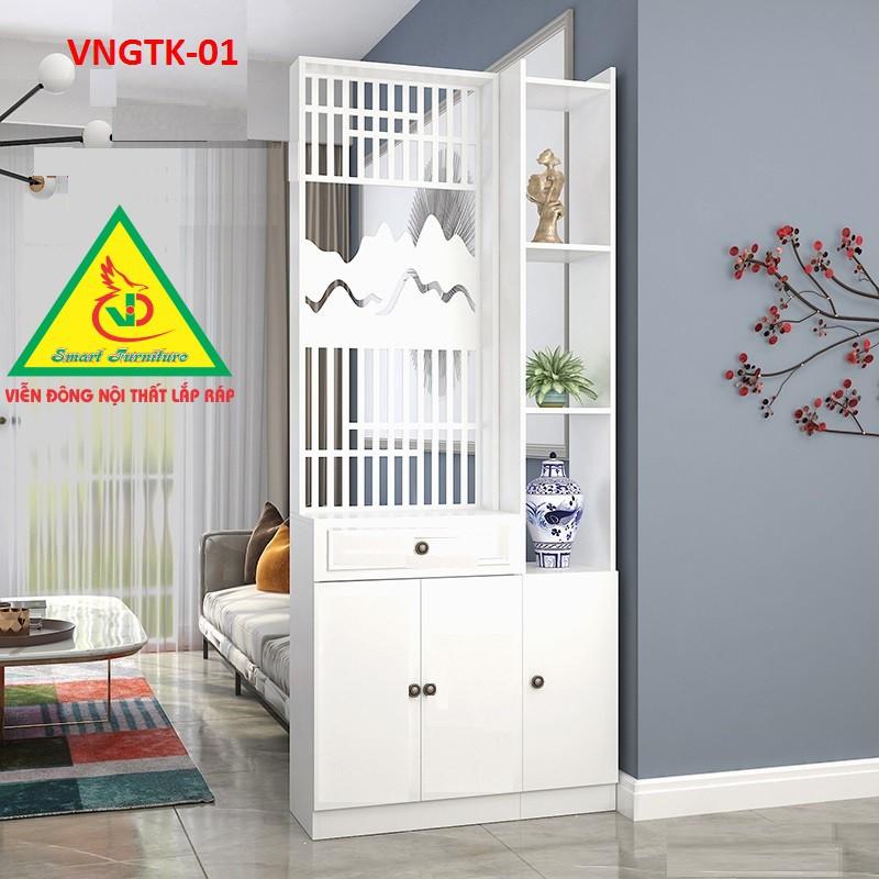 TỦ KỆ TRANG TRÍ KIÊM VÁCH NGĂN PHÒNG KHÁCH VNGTK-01