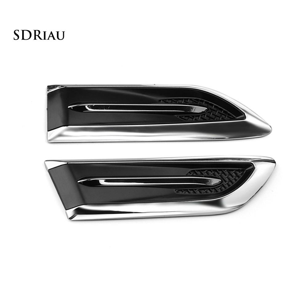 2 Miếng Dán Trang Trí Xe Hơi Hình Vây Cá Mập
