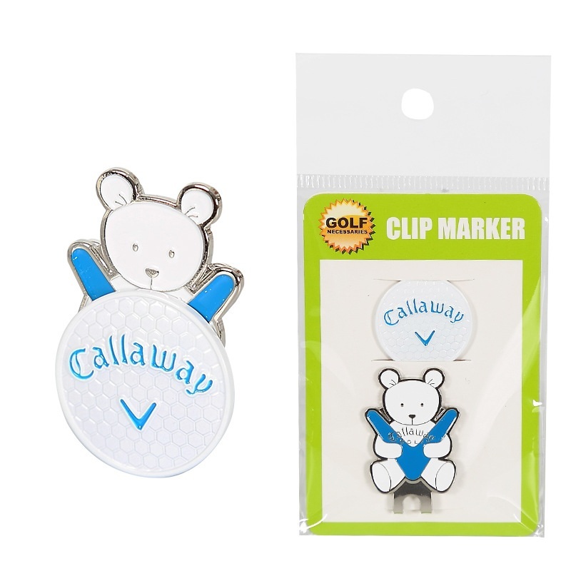 Mác bóng golf clip marker mũ đánh dấu vị trí bóng kẹp nam châm loại đẹp MB003