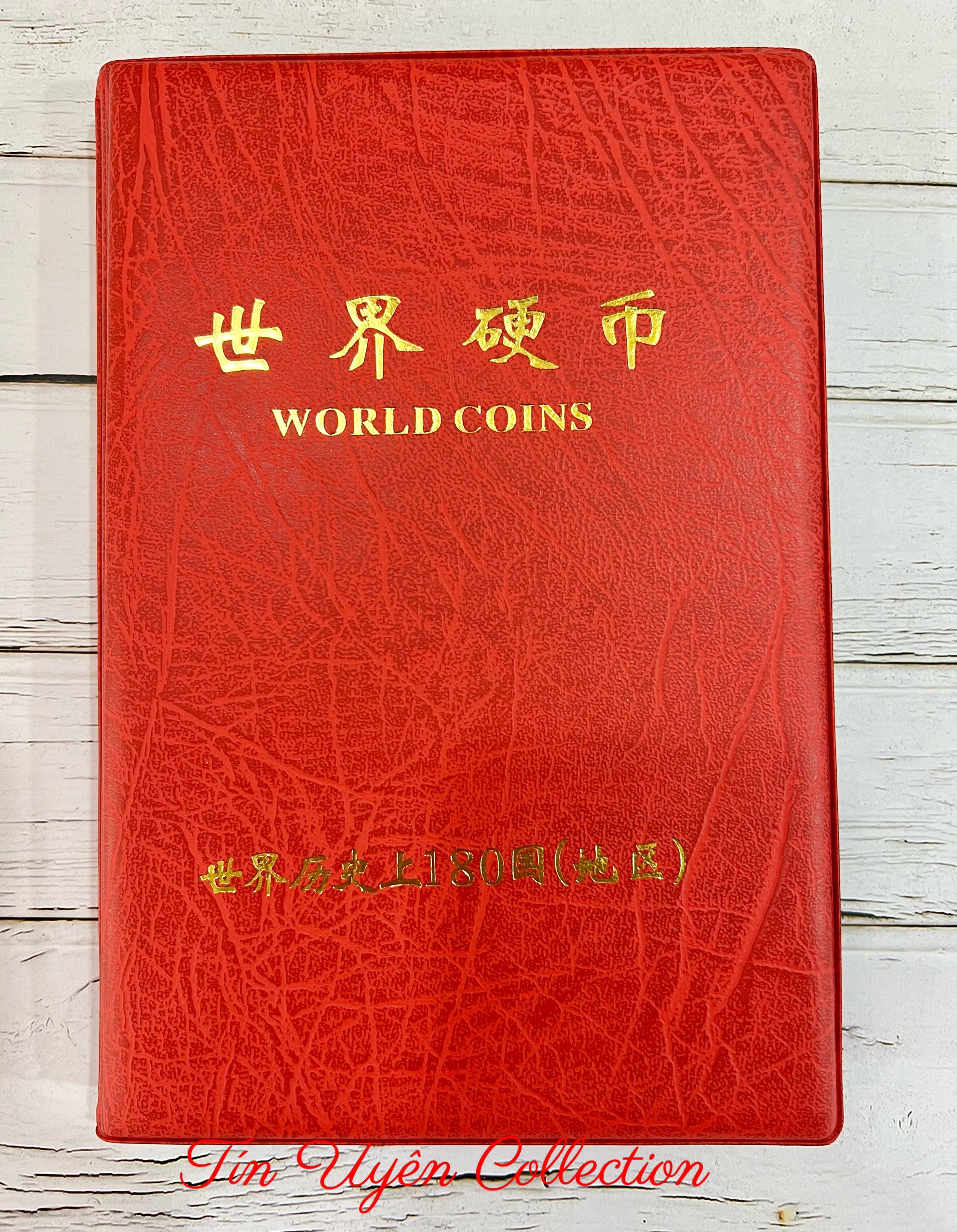 Bô Xu Quốc Tế 180 Nước Khác Nhau kèm Cờ và Album bảo quản, sưu tầm biếu tặng độc đáo
