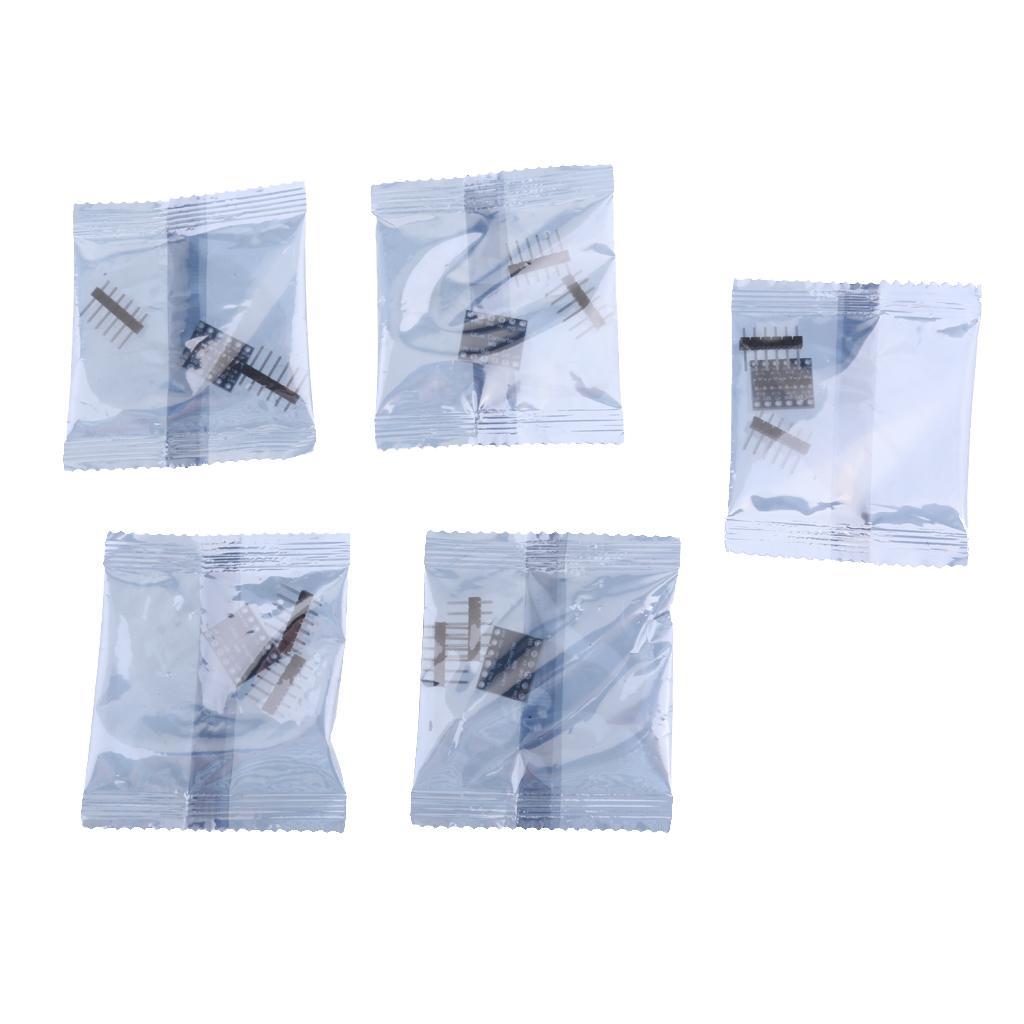 2-8pack 5pc IIC I2C Logic Level Converter Bi-Directional Module 5V to 3V For
