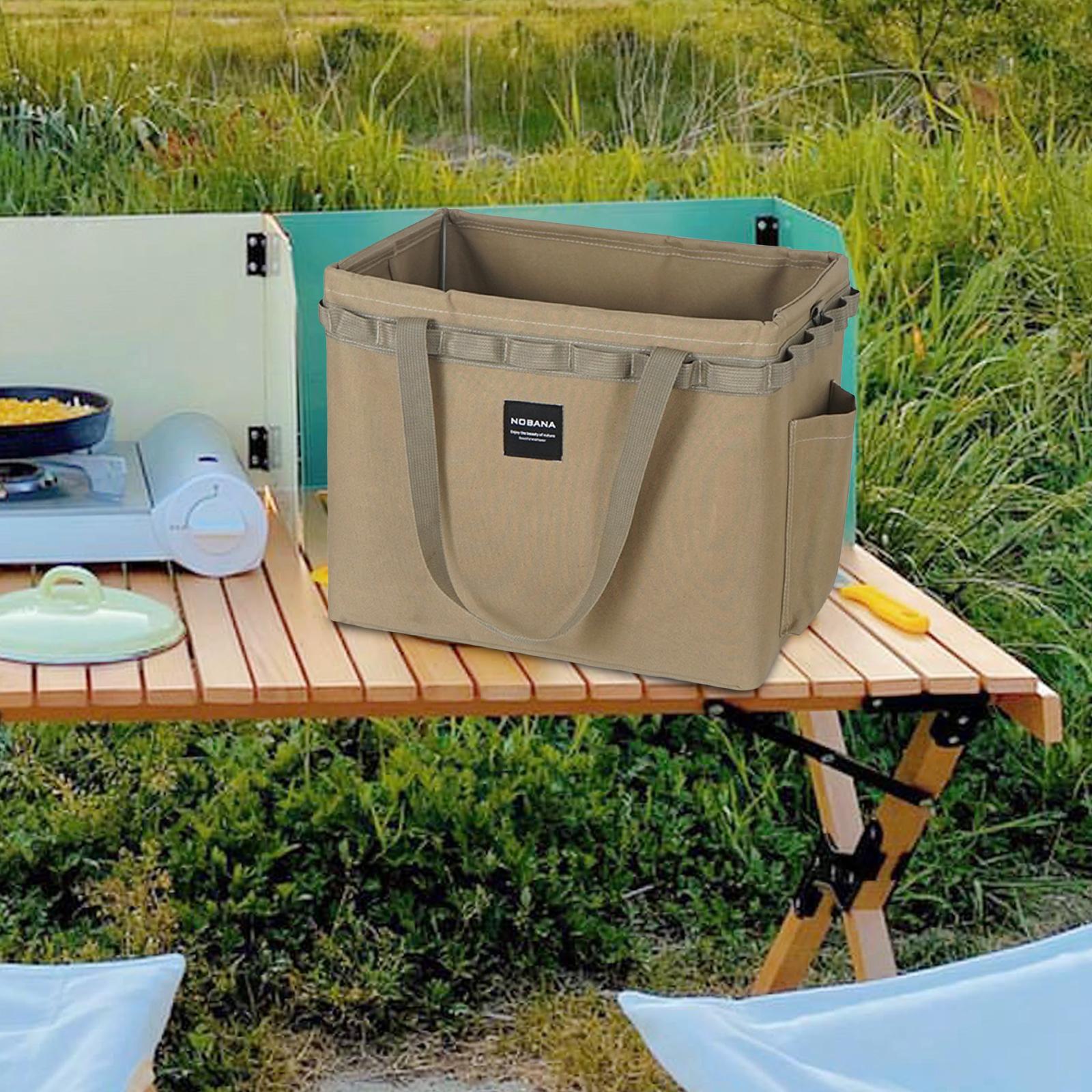 Camping Tool Storage Bag Folding Container Picnic Bag Handbag for Outdoor Home Cooking