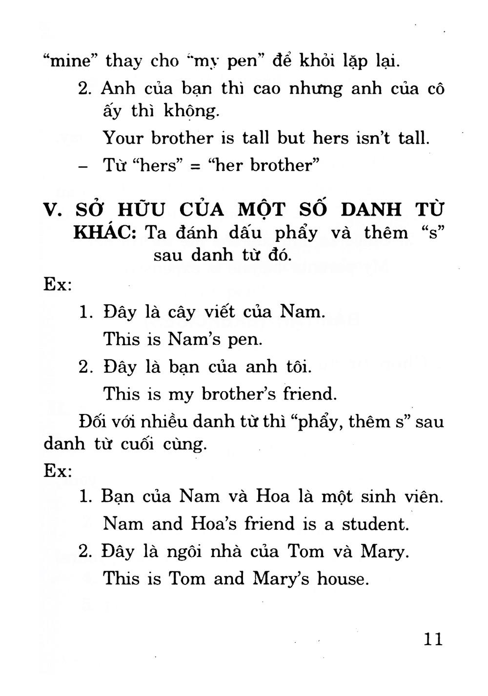 Chìa Khóa Văn Phạm Tiếng Anh (Sách Bỏ Túi)