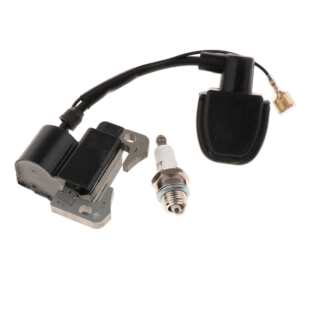 Engine Pocket Bike Dirt Bike ATV Ignition Coil Spark Plug for 33cc 47cc 49cc