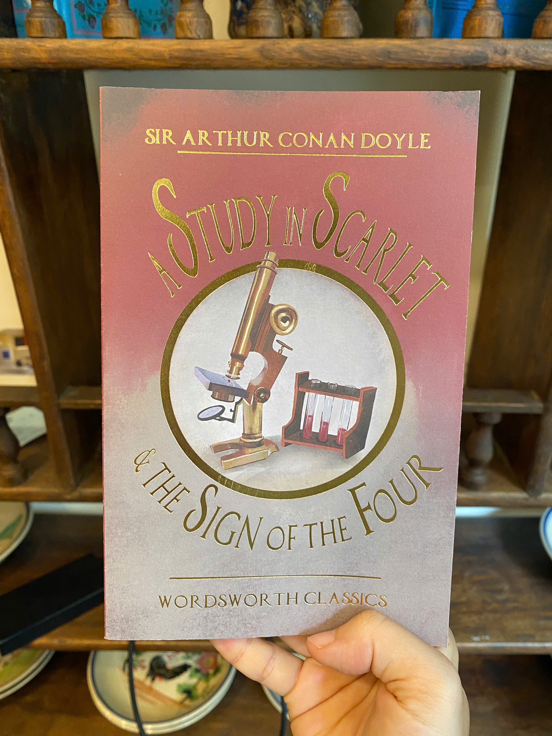 Sách - Study in Scarlet & the Sign of the Four by Sir Arthur Conan Doyle -Tiểu thuyết trinh thám