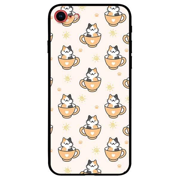 Ốp lưng dành cho iPhone 7 / iPhone 8 - iPhone Se 2020 - 7 Plus / 8 Plus mẫu Mèo Ly Tình Yêu