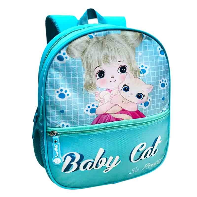 Ba Lô Mẫu Giáo Toy Station-Baby Cat B-008 - Xanh Nhạt