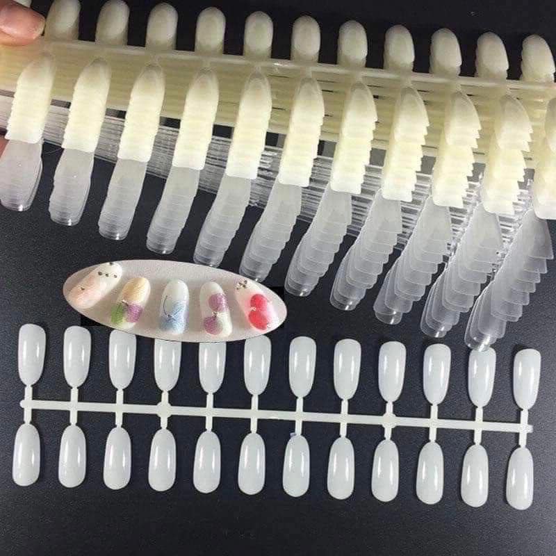 Móng tròn tập làm nail , vẽ móng tay