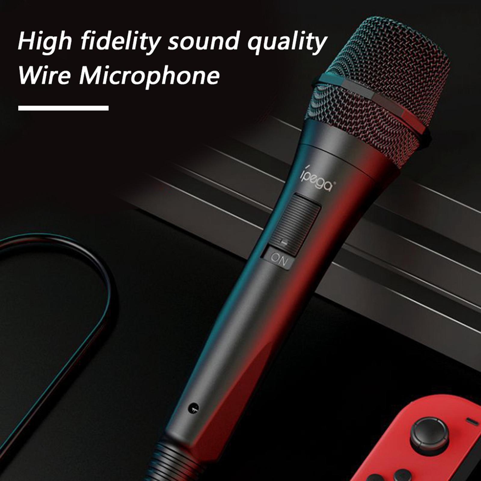 USB 2.0 Game Microphone Singing MIC for Switch Low Noise
