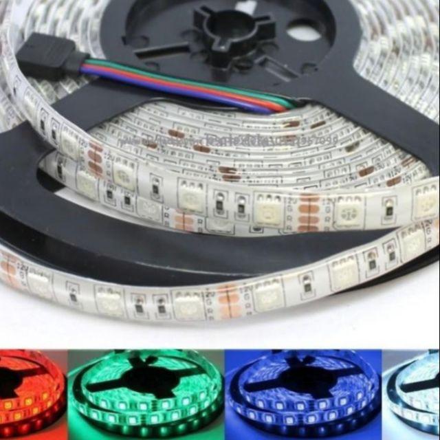 Cuộn 5 mét Led dây 7 màu GRB 5050 có keo chống nước