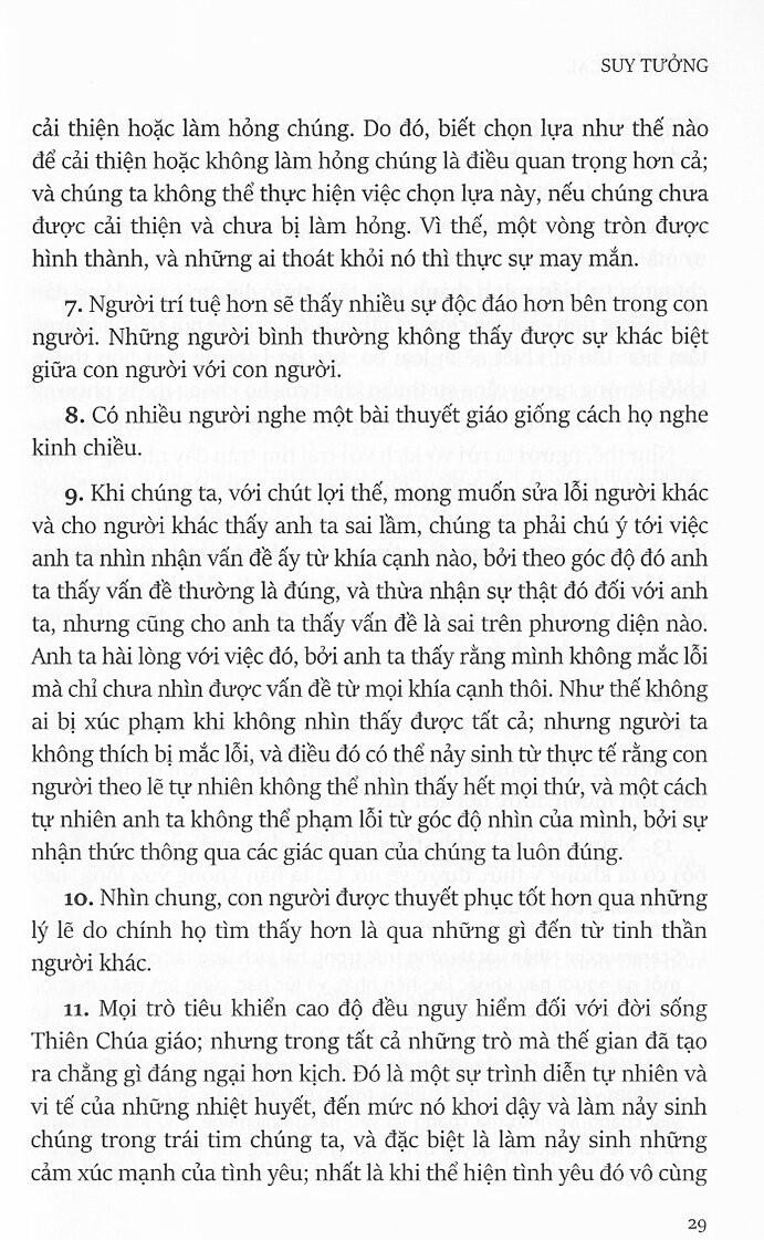 Pensées - Suy Tưởng