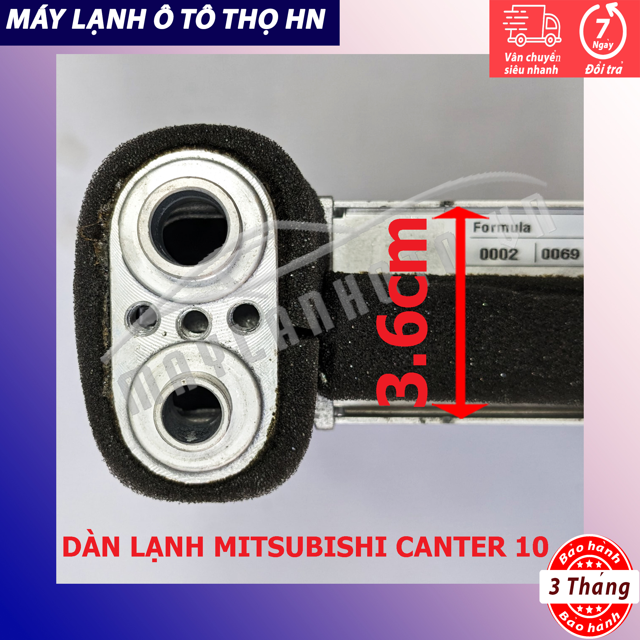 Dàn lạnh Mitsubishi Canter 2010 2011 2012 Hàng xịn Thái Lan 10 11 12