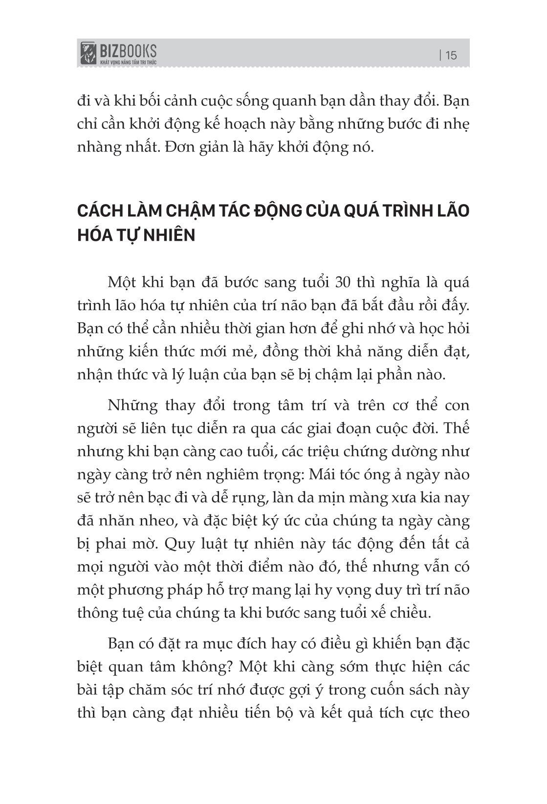 Trí Nhớ Minh Mẫn, Tư Duy Sắc Sảo - Các Chiến Lược Chống Lão Hóa Cho Bộ Não Của Bạn