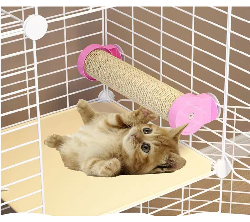 Bàn Và Cây Cào Móng Gắn Chuồng Lắp Ghép,Chuồn Thú Cưng Dành Cho Mèo Tiện Lợi
