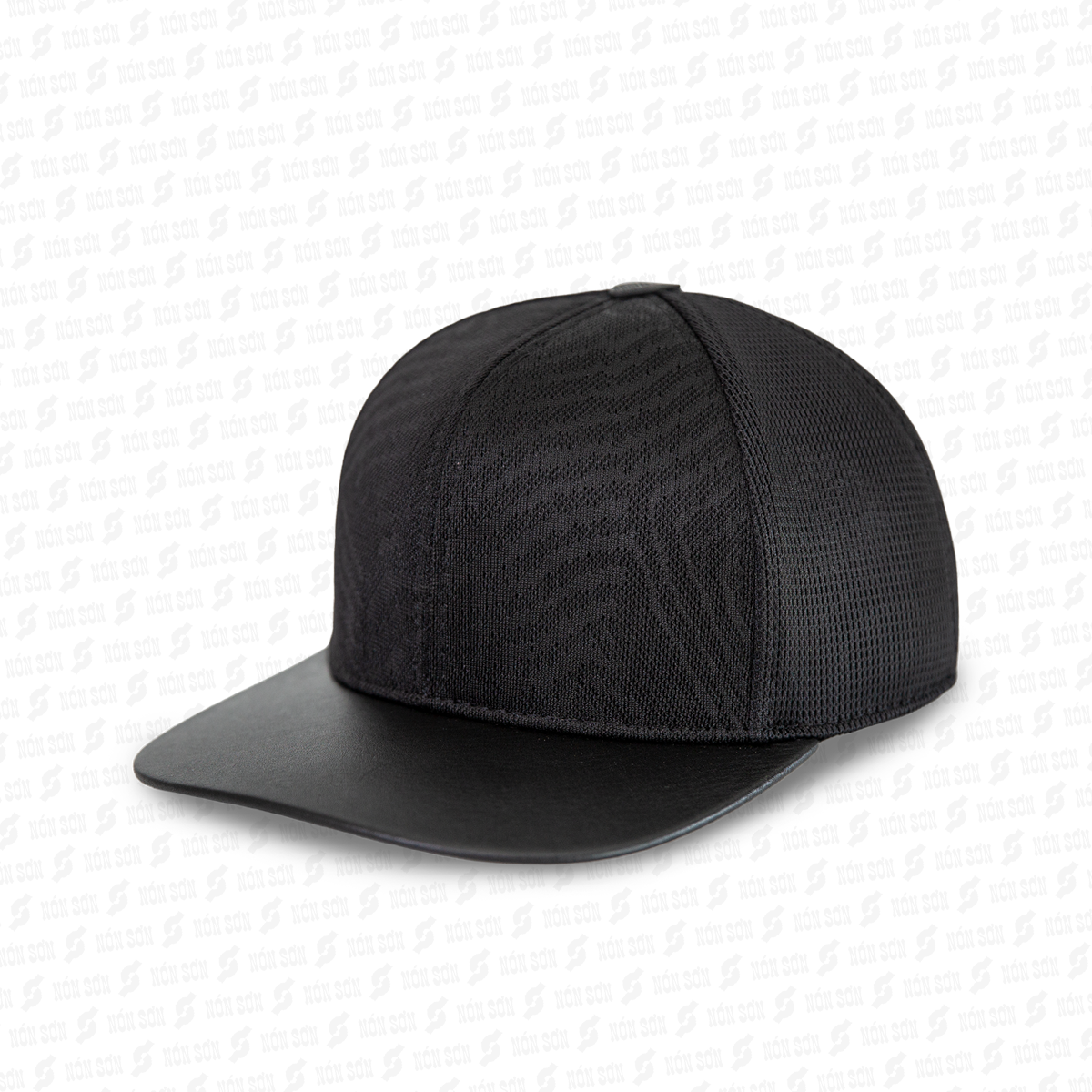 ƯU ĐÃI - Mũ snapback hiphop nam nữ NÓN SƠN chính hãng MC210BK-ĐN2
