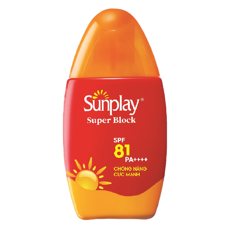 Sữa Chống Nắng Sunplay Cực Mạnh Sunplay Super Block SPF 81 PA++++ (30g) + Tặng Kem Rửa Mặt Hada Labo (25g)