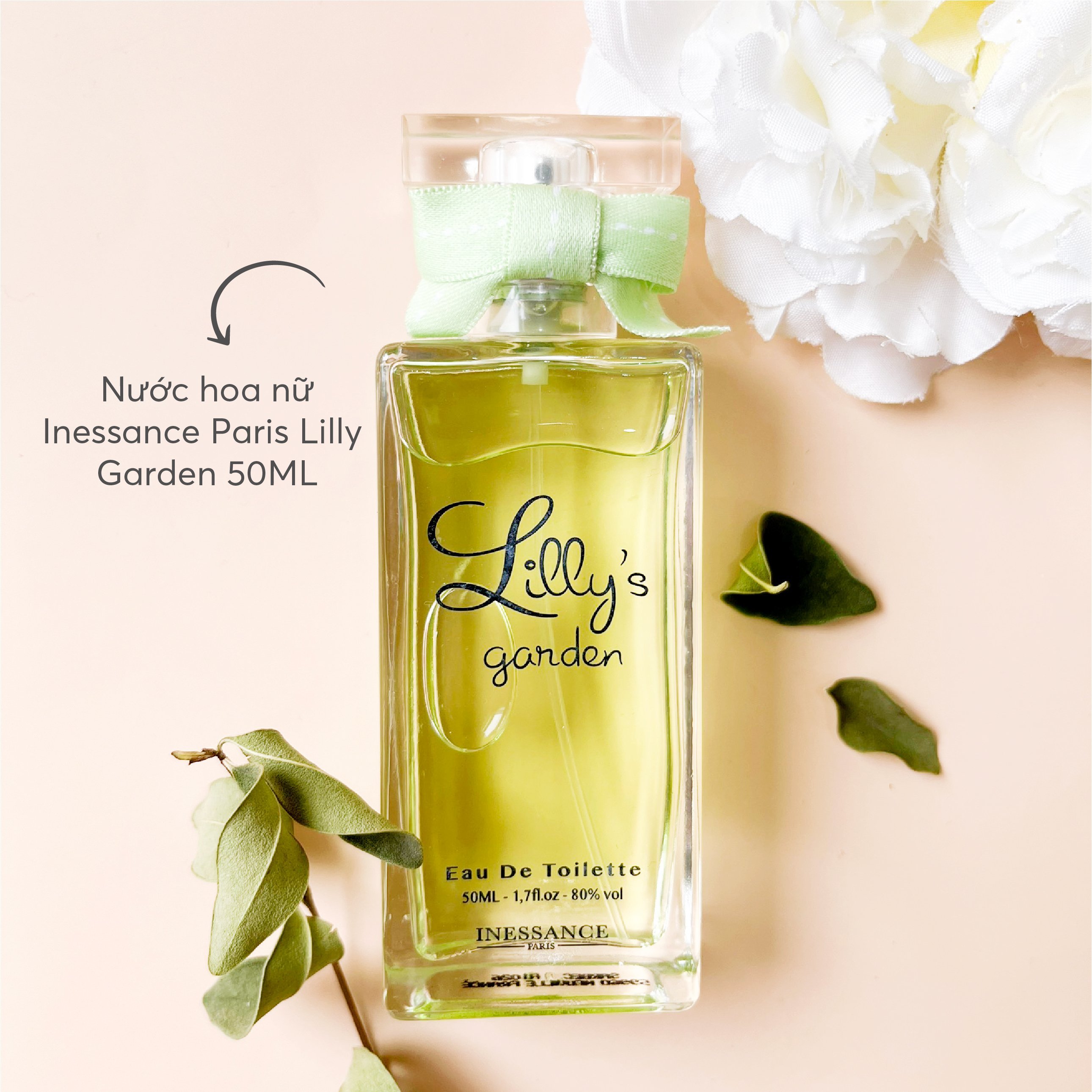 Nước hoa nữ hương hoa mùa xuân Inessance Paris Lilly's Garden 50ML