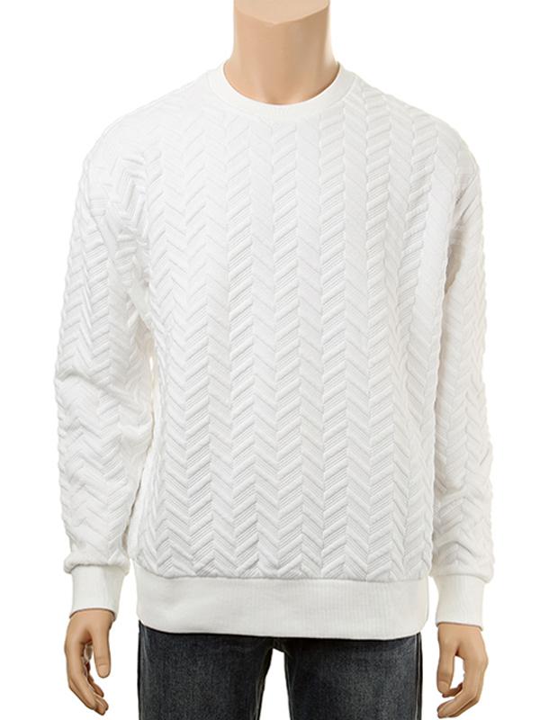 Áo Nỉ Tay Dài Nam TBJ Men Emboss SweaterShirt - SIZE M-L