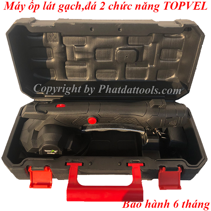 Máy ốp lát gạch hai chức năng TOPVEL V7 dùng pin 12V-2 Pin