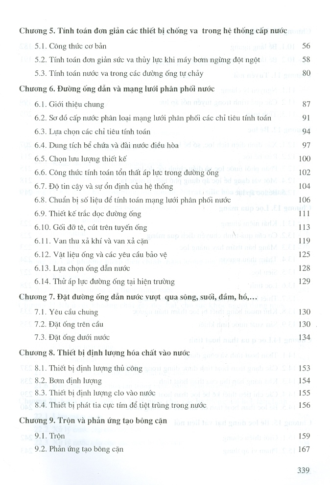 Tính Toán Các Công Trình Xử Lý Và Phân Phối Nước Cấp