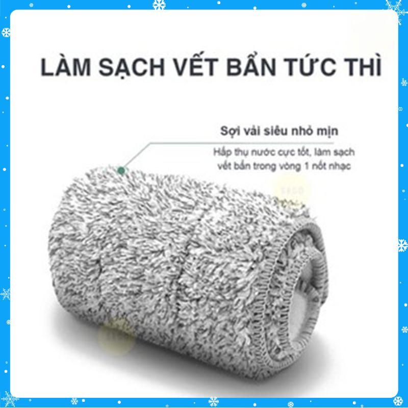 Conbo 2 Bông lau thay thế cho bộ lau nhà tự văt 2 ngăn kích thước 12x32 cm - Hàng Chất Lượng