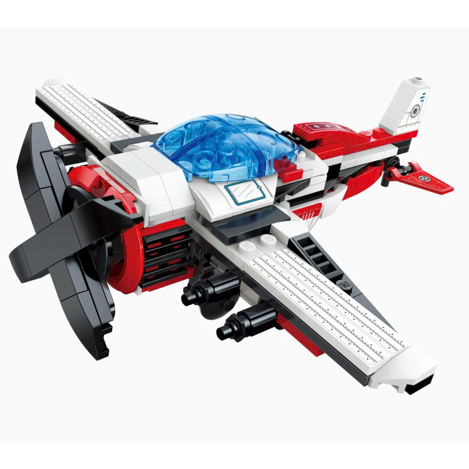 KEEPPLAY - 42116 Bộ đồ chơi xếp hình 3 trong 1 mô hình máy bay biến hình