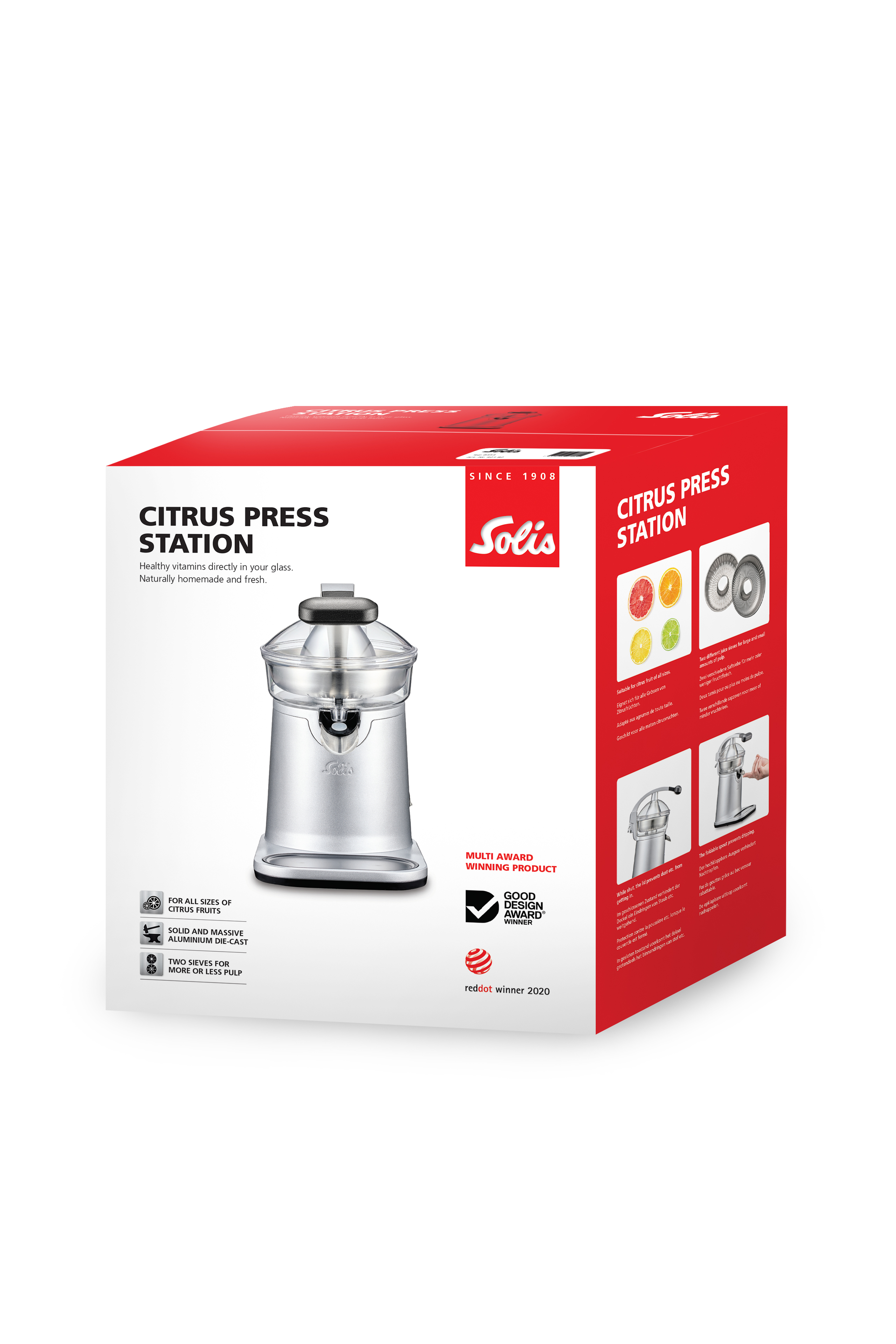 Máy vắt cam Solis Citrus Press Station - Hàng nhập khẩu