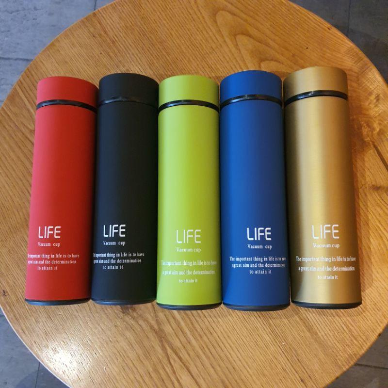 Bình Giữ Nhiệt Life 500ml INOX 304 Sơn Nhám Cao Cấp_ Tùy Chỉnh LOGO theo yêu cầu Q099