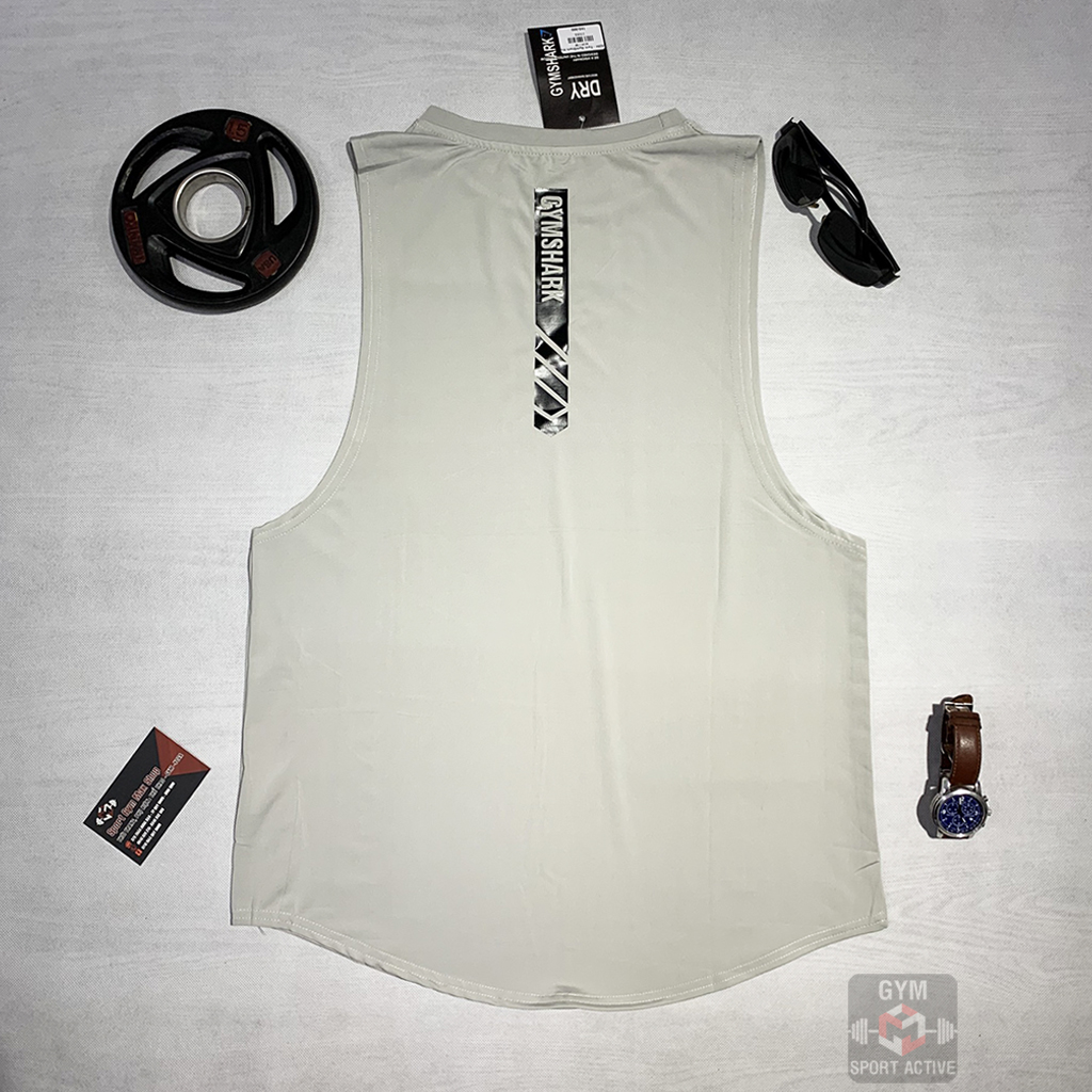 Áo tank top nam thể thao ba lỗ tập gym thoáng mát chất thun lạnh 4 chiều tank Gymshark