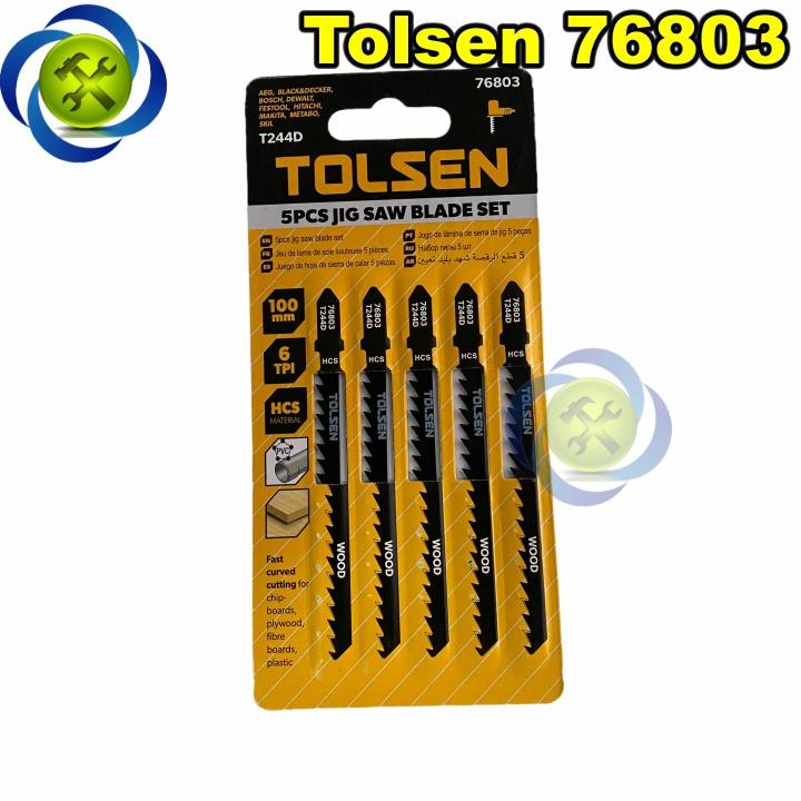 Lưỡi cưa lộng gỗ - nhựa Tolsen 76803 100mm, 6TPI màu đen