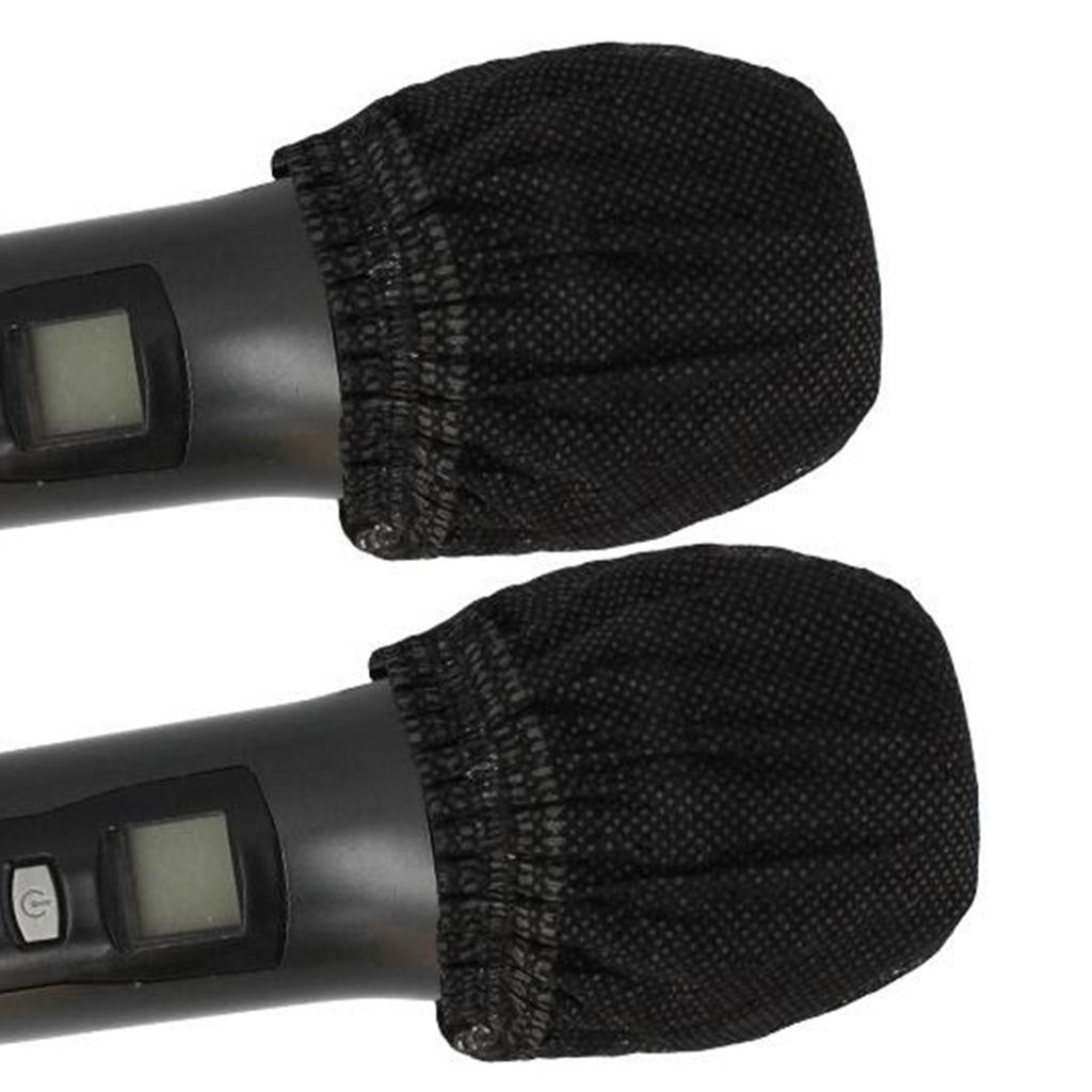 400Easy Use KTV Disposable Microphone Cover Handheld Mic Covers Protector